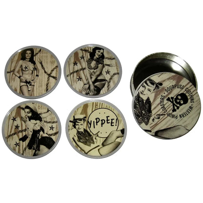 Set of 4 Coasters with Case
