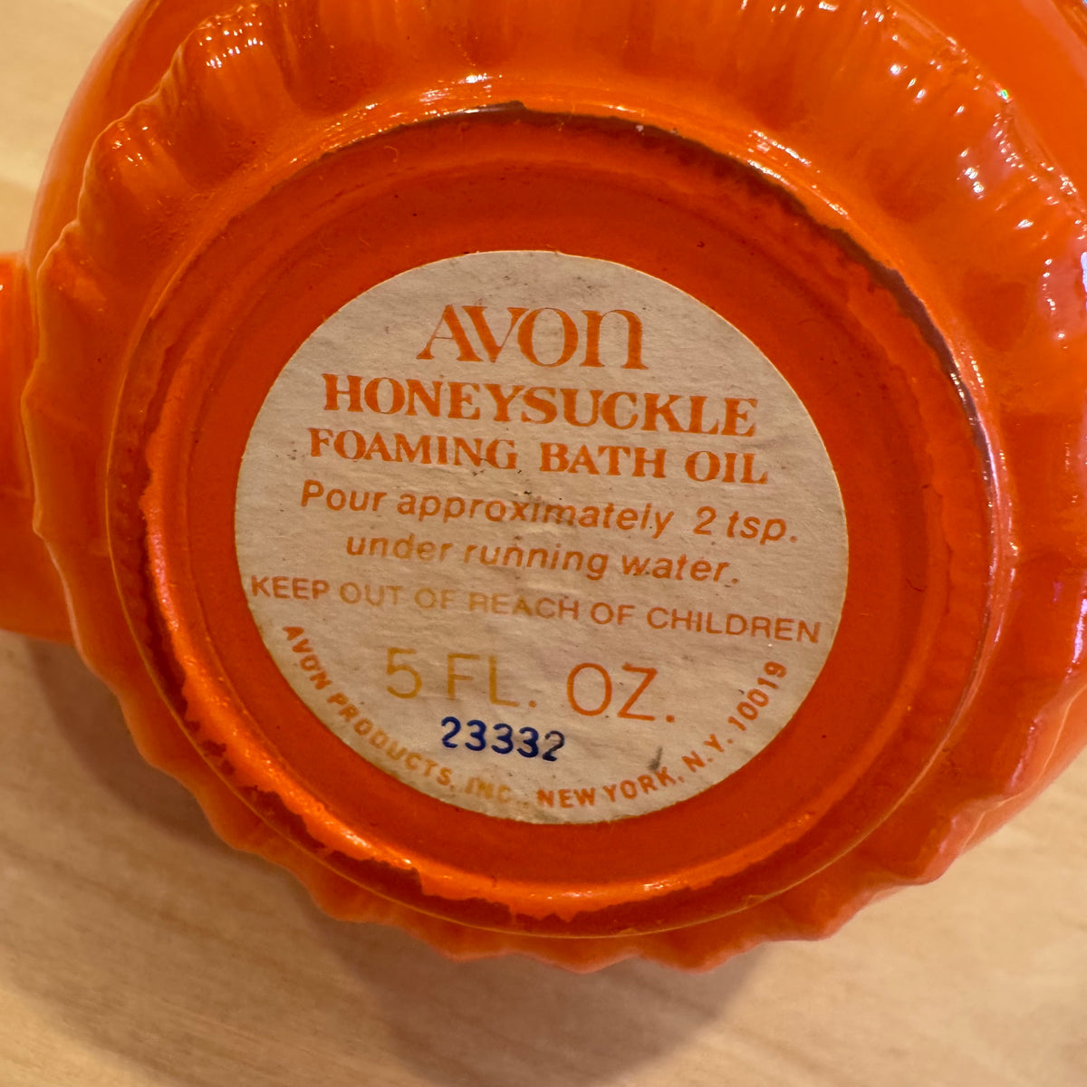 Avon Bath Oil Teapot Container