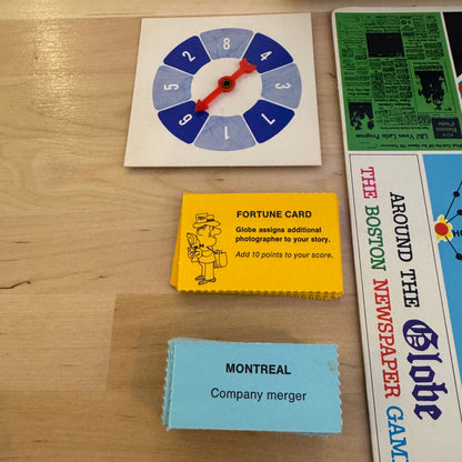 Complete Vintage Boston Globe Board Game (c. 1967)