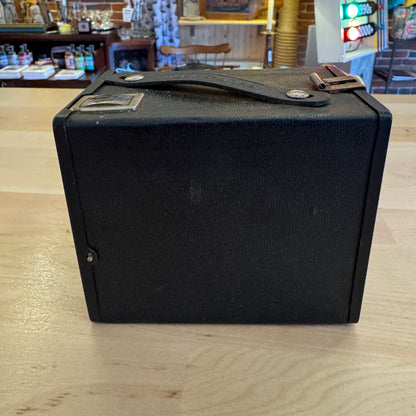 Vintage 1940s Ansco Shur-Shot Jr. Film Box Camera - Working Shutter