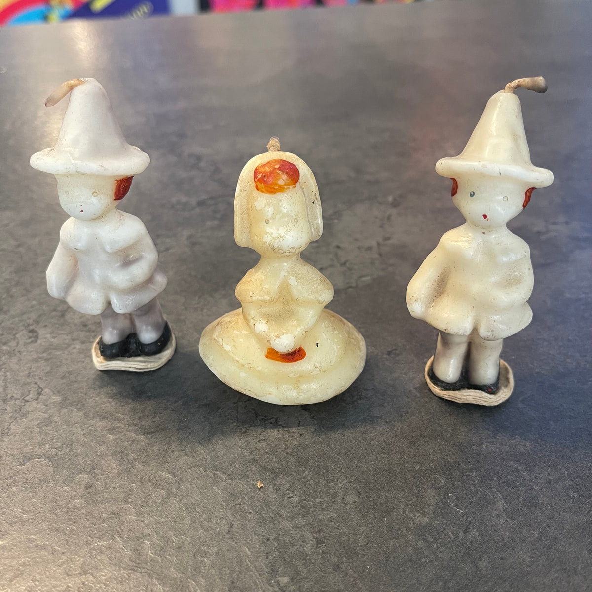Set of 3 Socony Vacuum Oil Tavern Candles