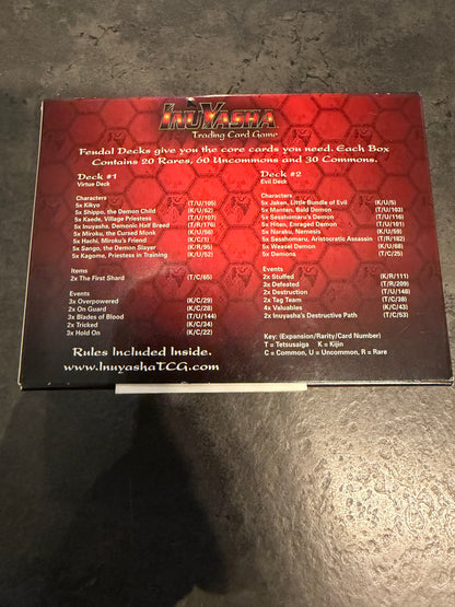InuYasha Trading Card Game - Feudal Decks
