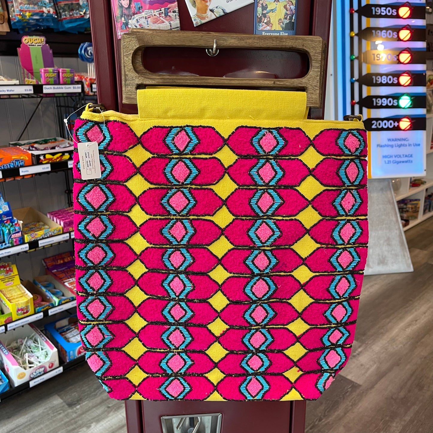 Wooden Handle Bag