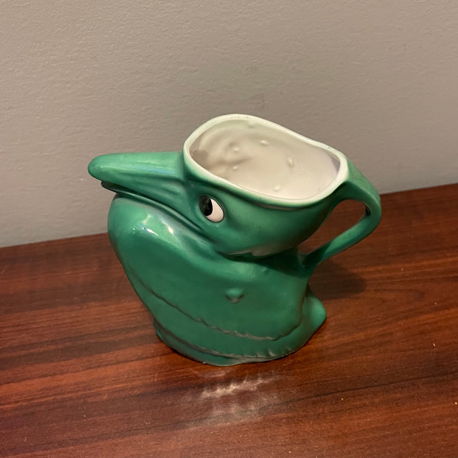 Green Pelican Pitcher