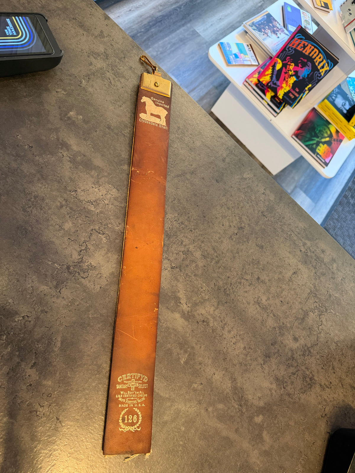 Razor Strop - Genuine Clydedale (horsehide)