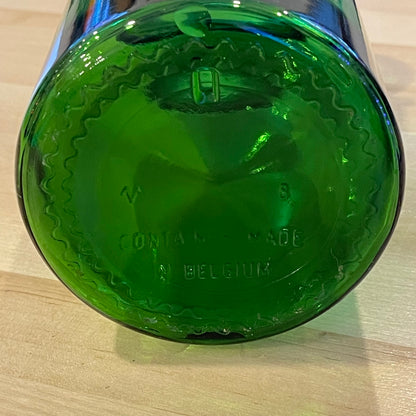 9” Green Bubble Top Apothecary Jar