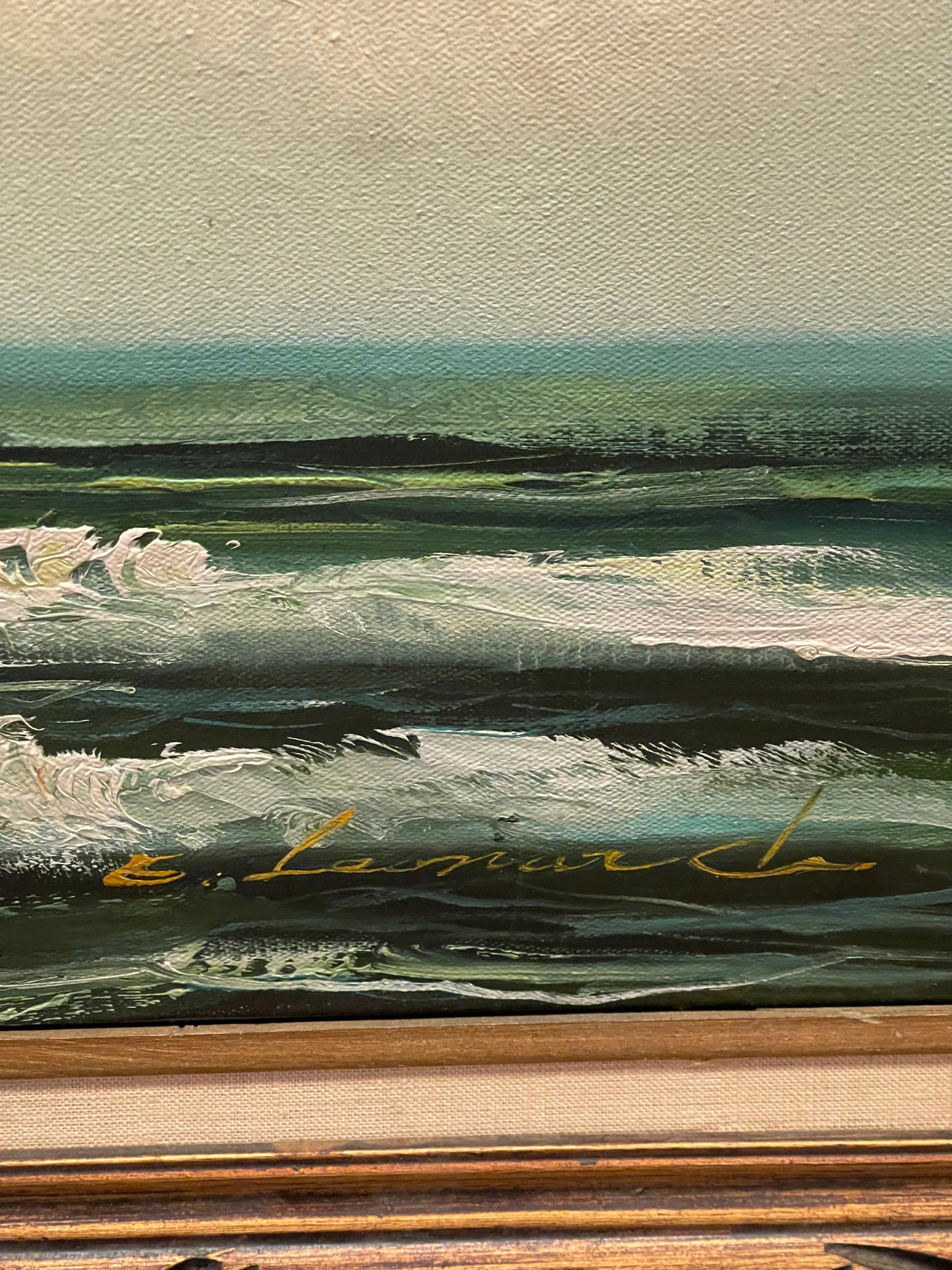 E. Leonard Maritime Painting