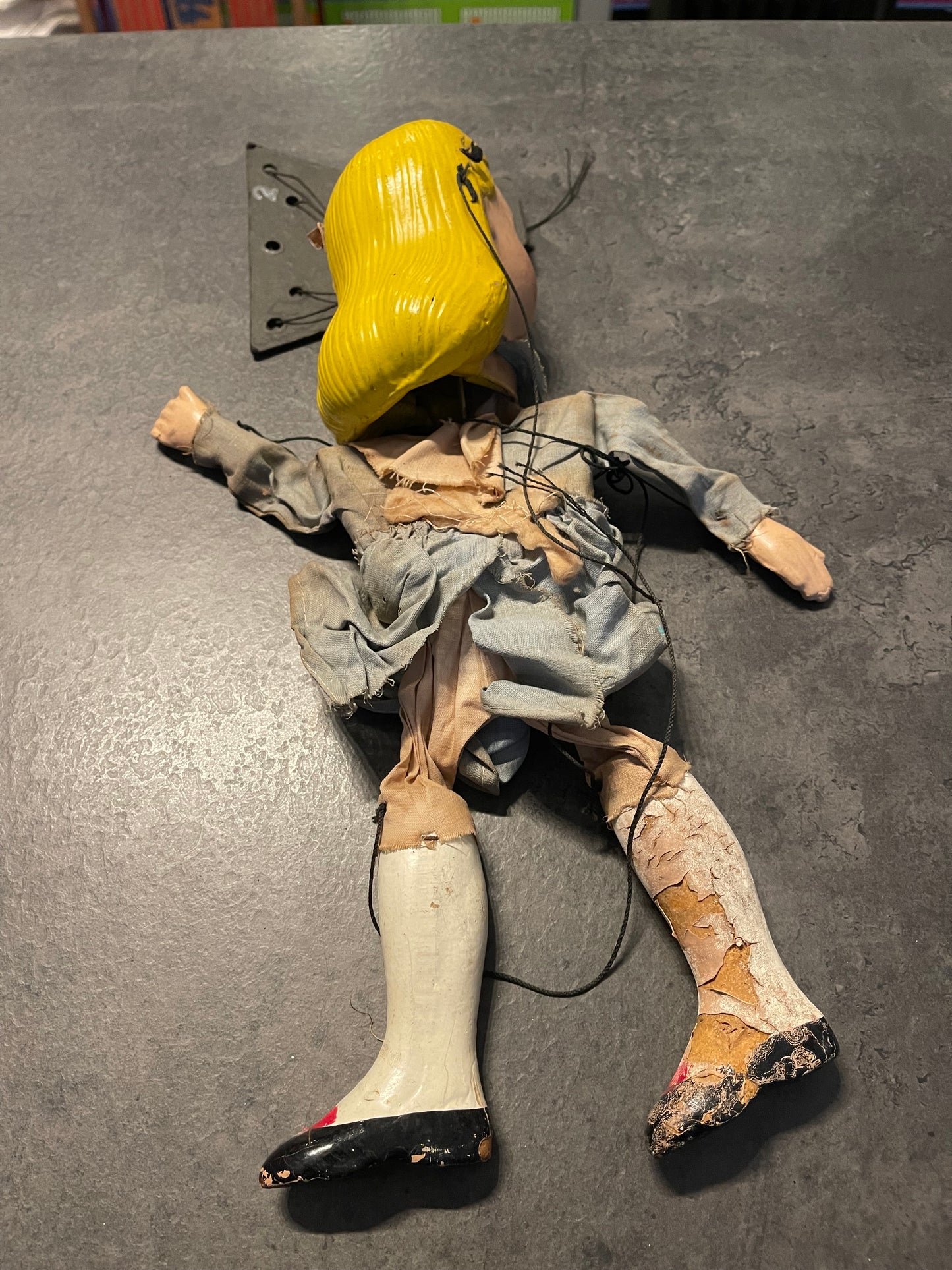 Set of 3 Peter Puppet Alice and Wonderland Marionettes