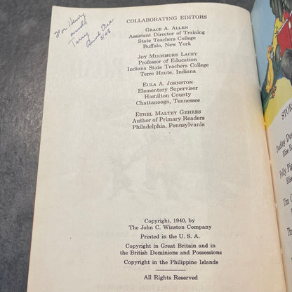 1940 The Story Road by Gertrude Hildreth