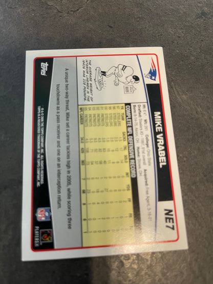 2006 Framed Mike Vrabel Card
