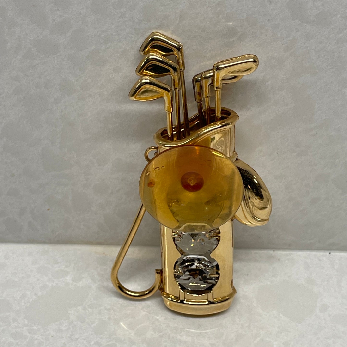 Mascot Int Gold Plated Golf Bag Sun-catcher