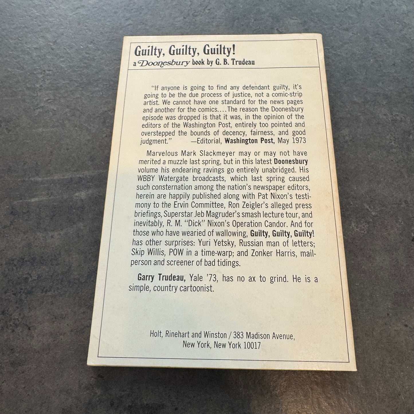 Doonesbury Paperback 1972 - "Still A Few Bugs in The System"