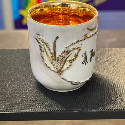 Victorian Souvenir Demitasse A Present Cup