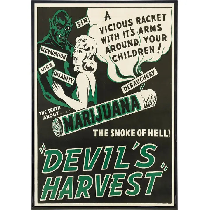 Devil's Harvest Inspired Framed Print