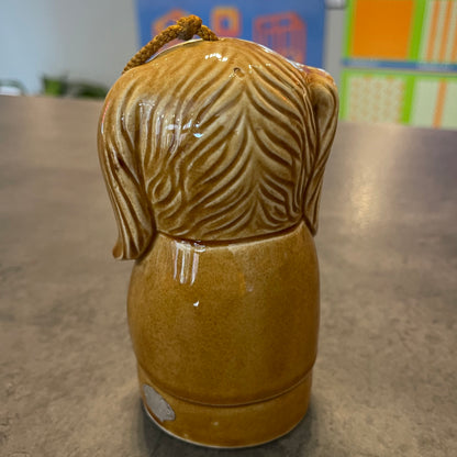 Ceramic Puppy Bell