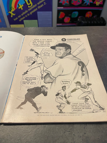 1967 World Series Red Sox Official Program