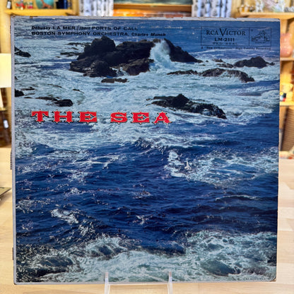 Boston Symphony Orchestra The Sea 'Debussy La Mer - Ibert Ports of Call' Vinyl