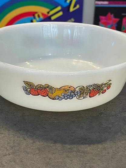 Fire King Casserole Fruit