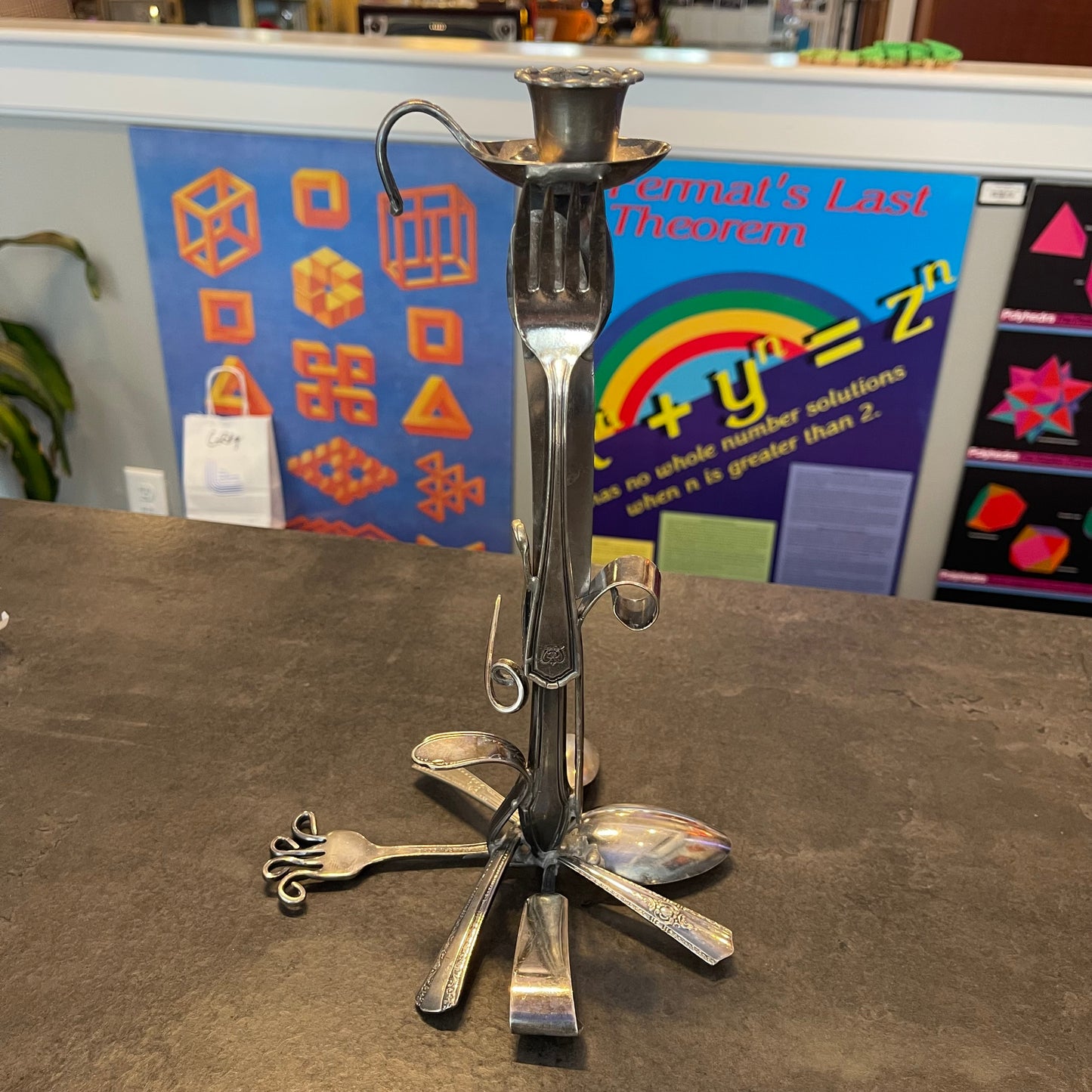 Flatware Candlestick Holder