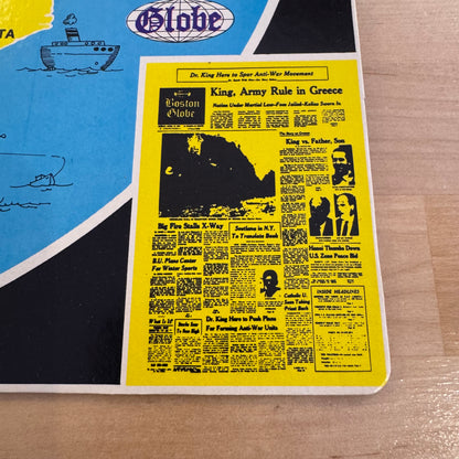 Complete Vintage Boston Globe Board Game (c. 1967)