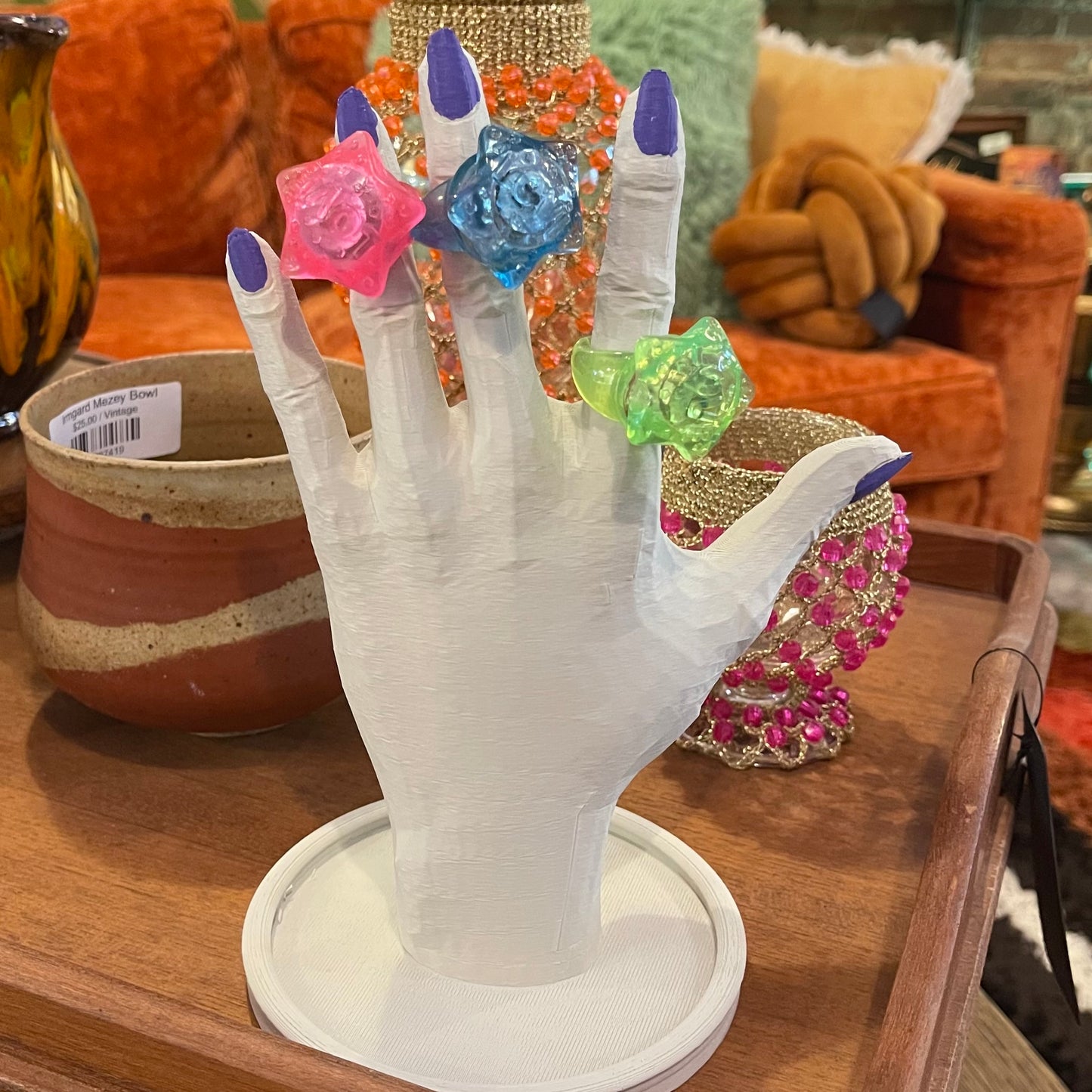 Colorful Bling Rings