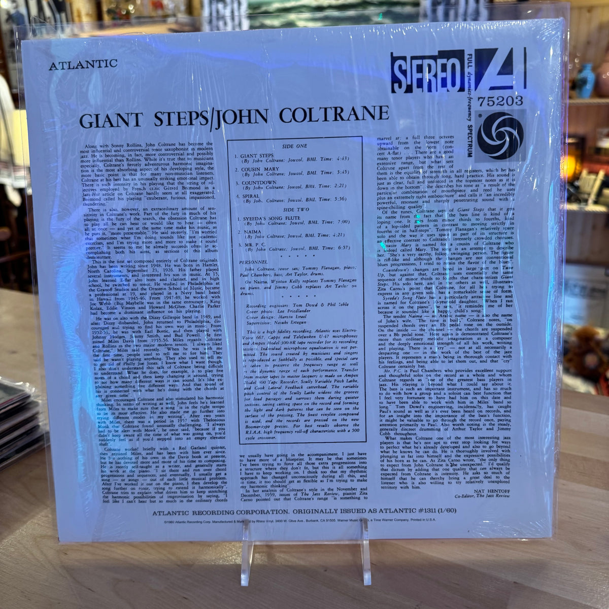 John Coltrane - Giant Steps (Atlantic 75203) Vinyl