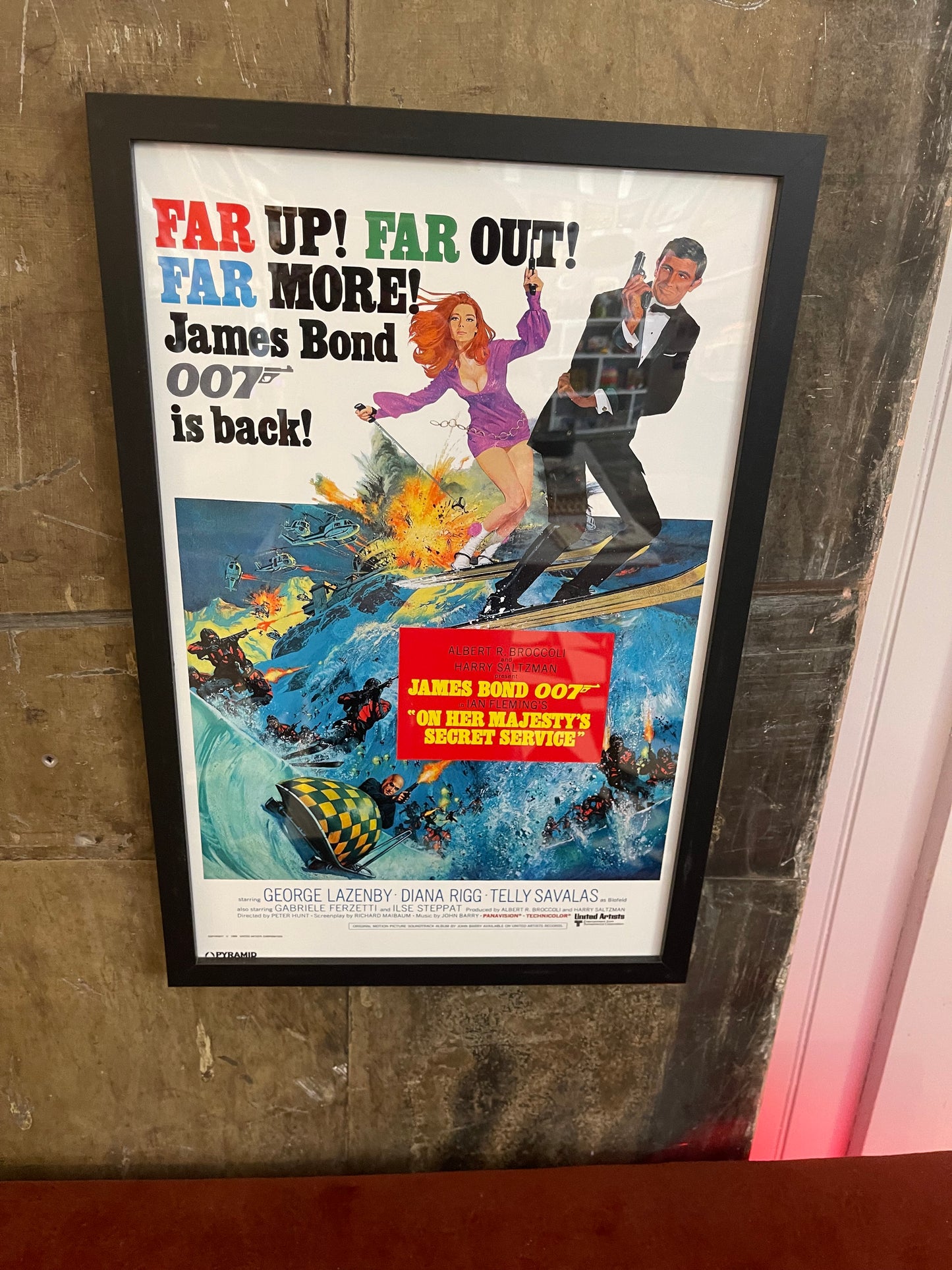 James Bond Her Majesty Poster (reprint)