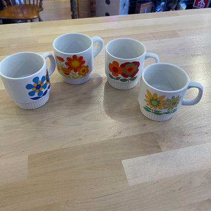 Set of 4 Stacking Mugs