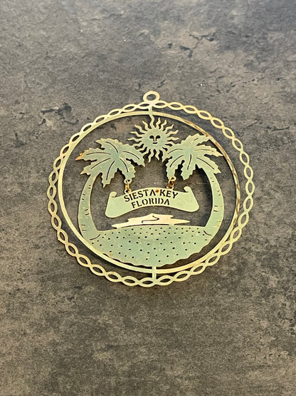 Brass Siesta Key Ornament
