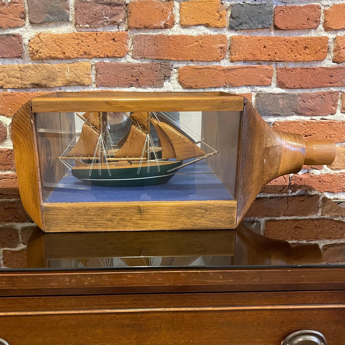 Ship in Wooden Bottle