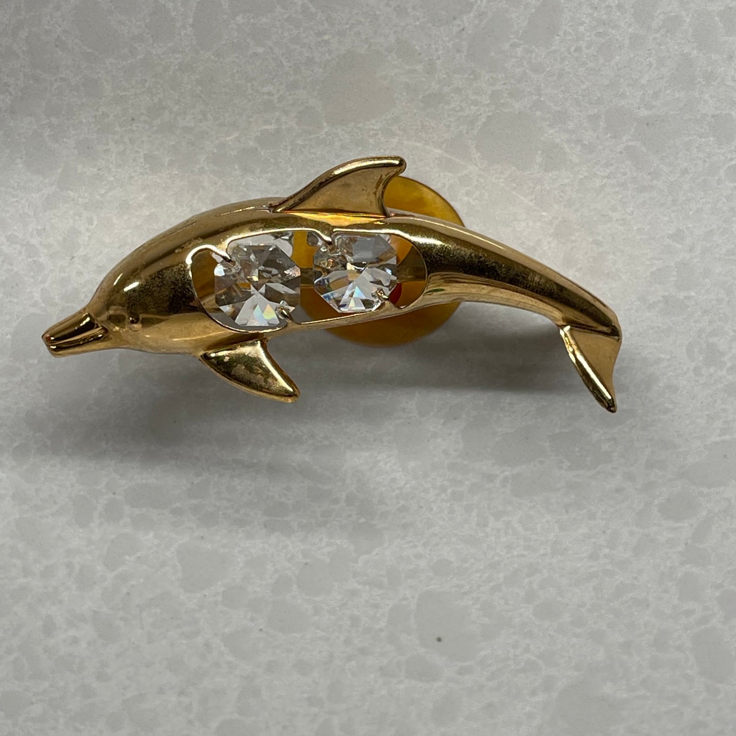 Mascot Int Gold Plated Dolphin Sun-catcher
