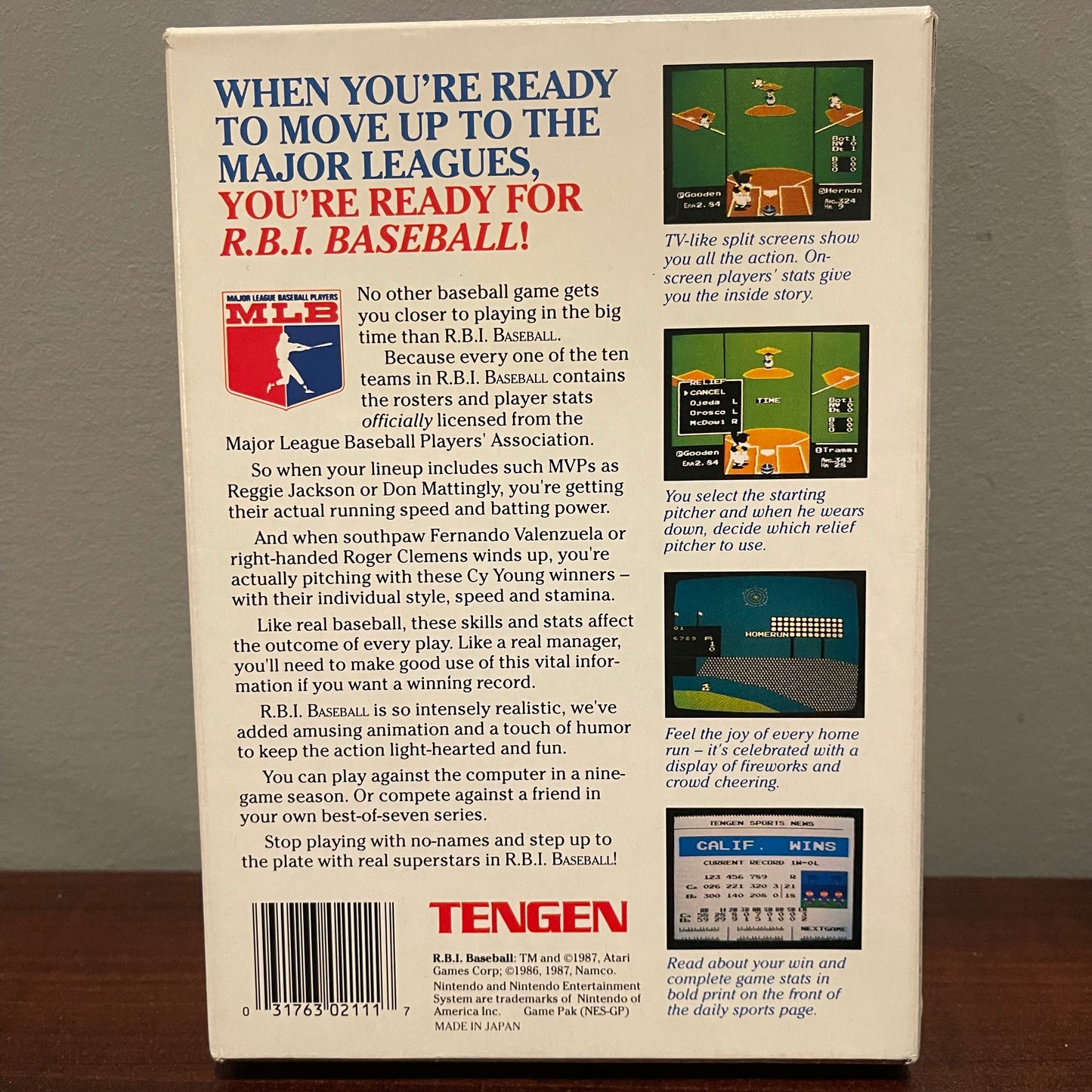 RBI Baseball NES Game Complete