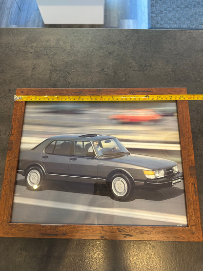 Saab 9000 Original Brochure Centerfold