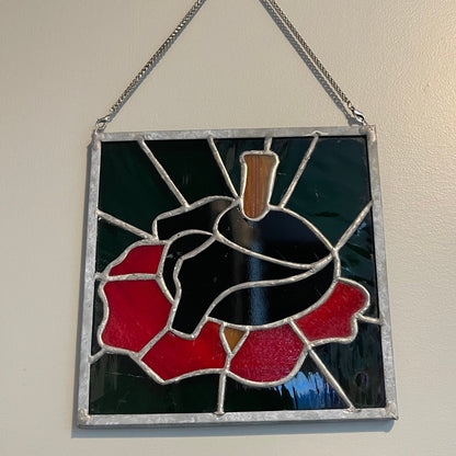 Stained Glass Bleeding Heart