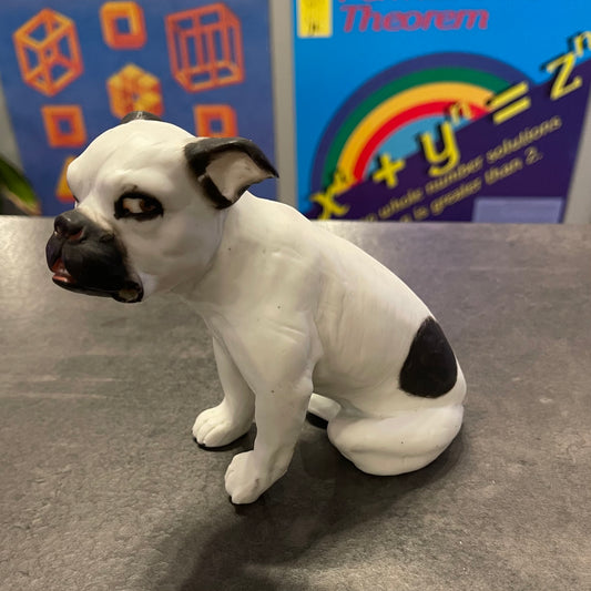 Bisque Porcelain Bulldog Heubach