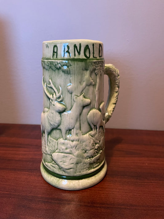 Arnold Green Stag Beer Stein