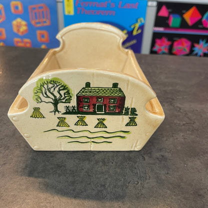 Metlox Poppytrail Homestead Bread Dish