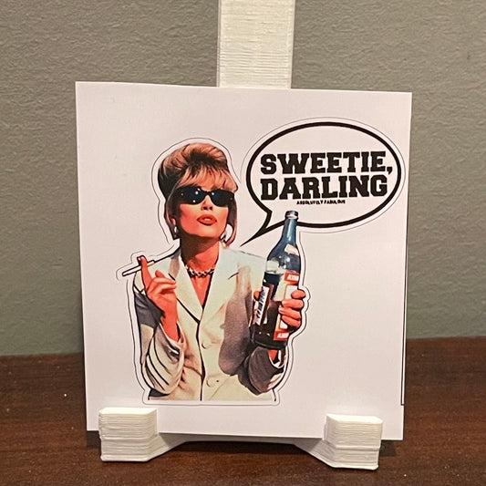 Ab Fab Patsy Vinyl Decal