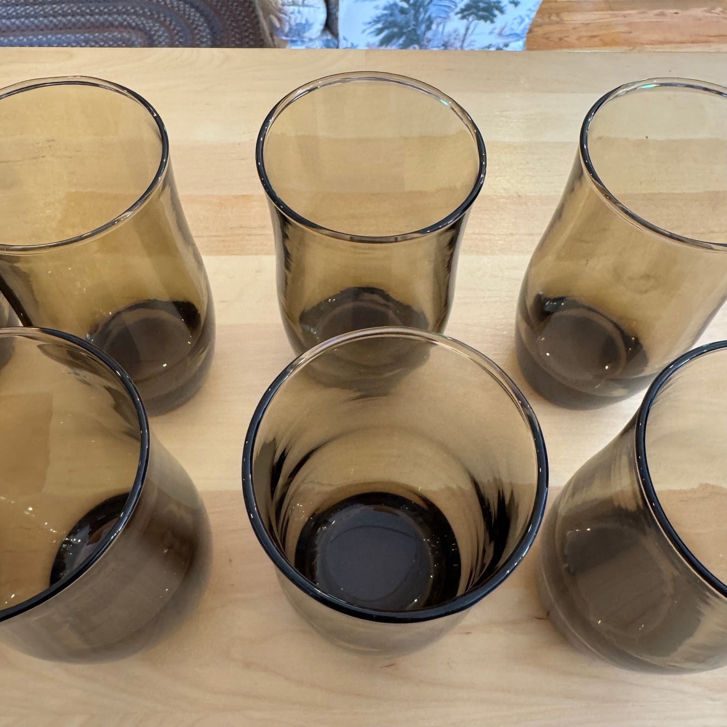 Set of 8 Smoked Glasses