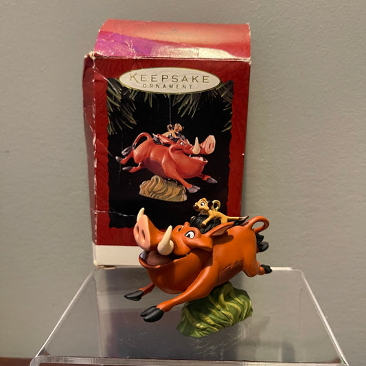 Hallmark 1994 Timon and Pumbaa Ornament