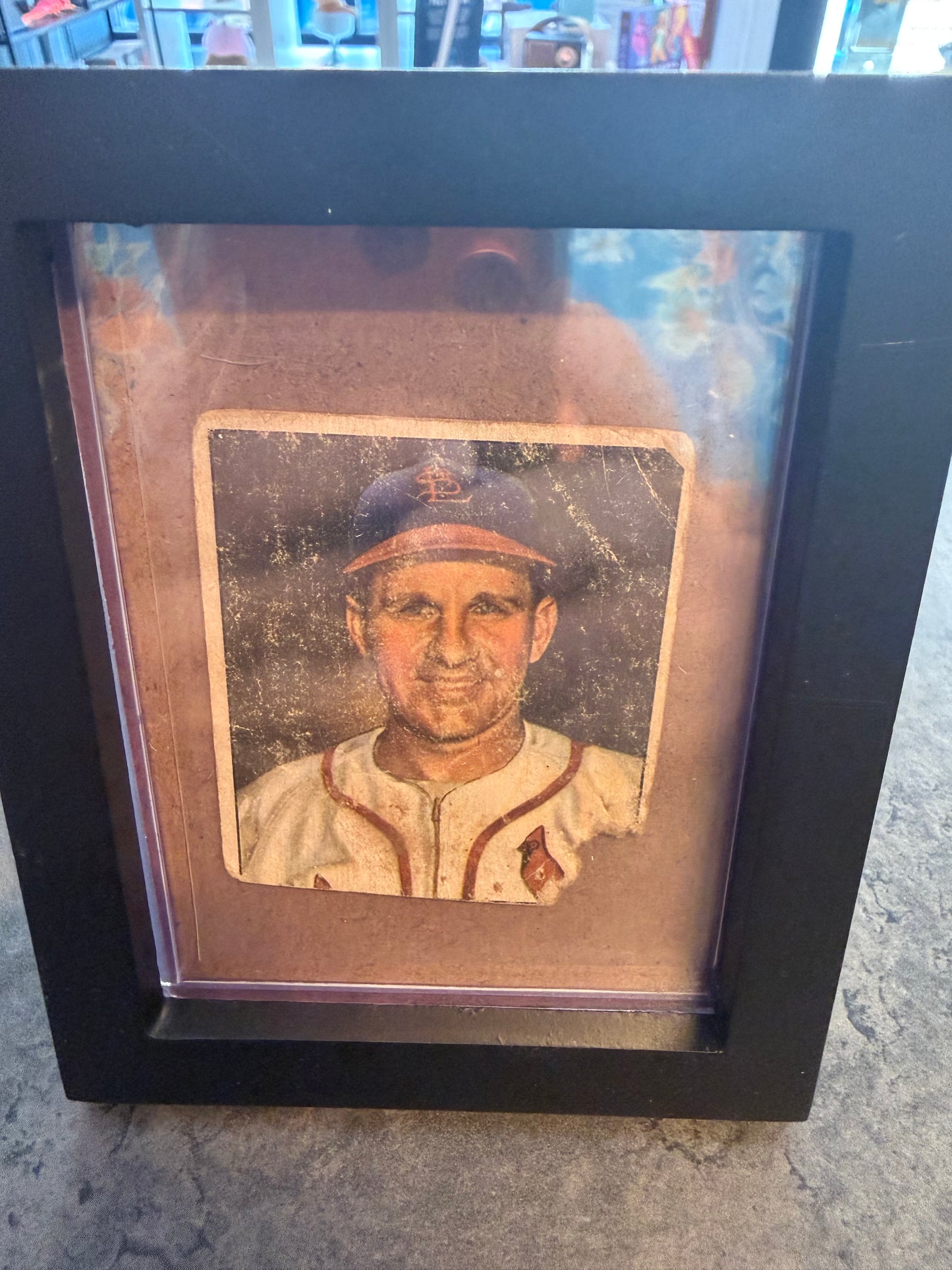 1952 Stan Musial Card Framed