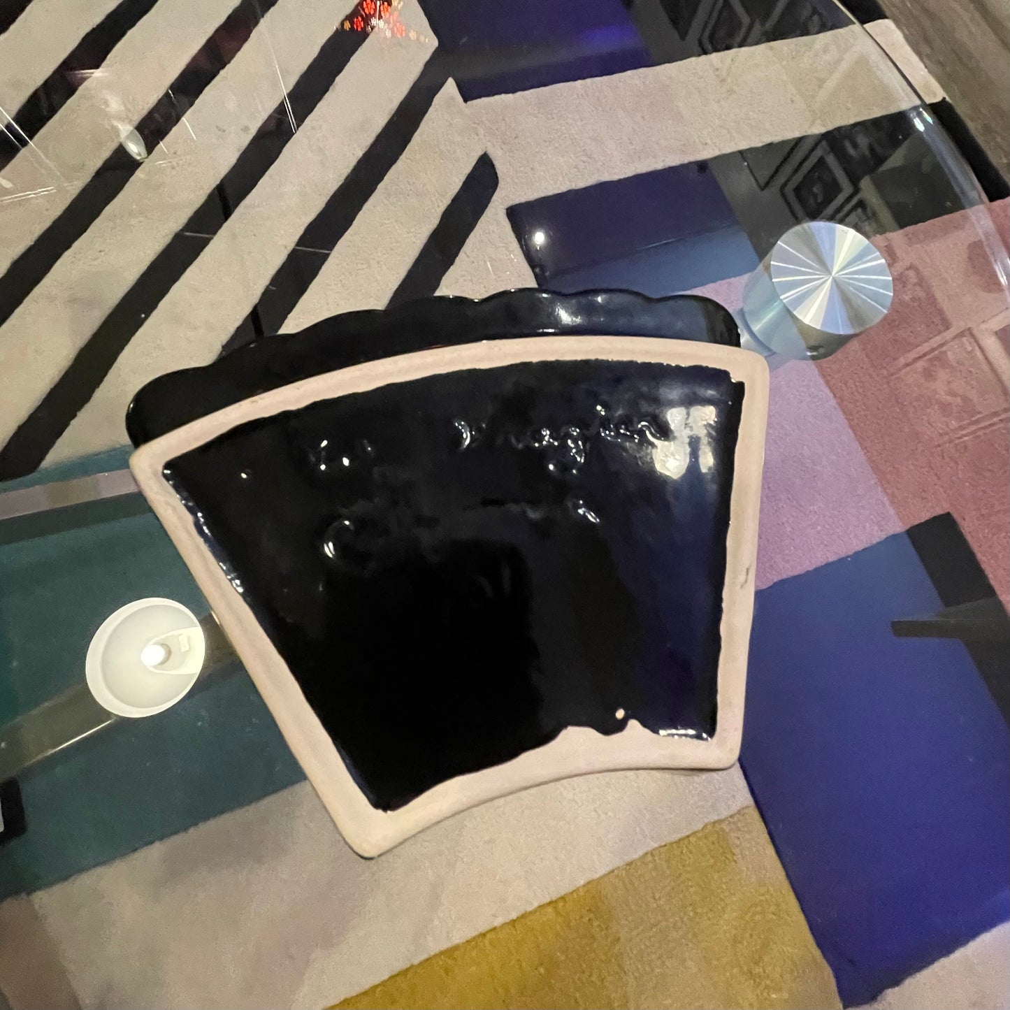 California Pottery W. Frazier Lazy Susan Serving Set