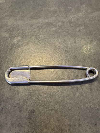 5" Metal Key Tag Safety Pin - Patented Large Laundry Pin