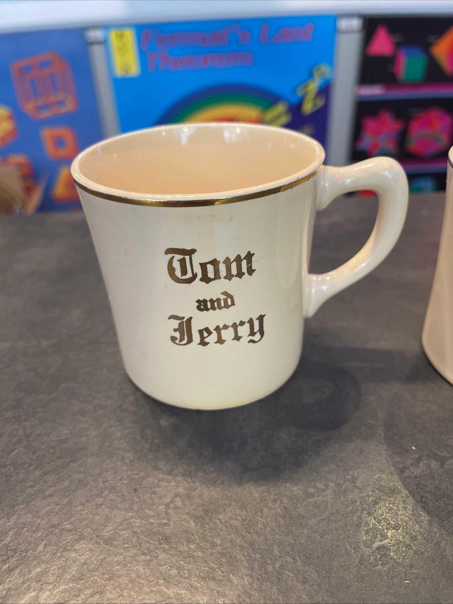 Set of 2 Homer Laughlin Tom and Jerry Mugs