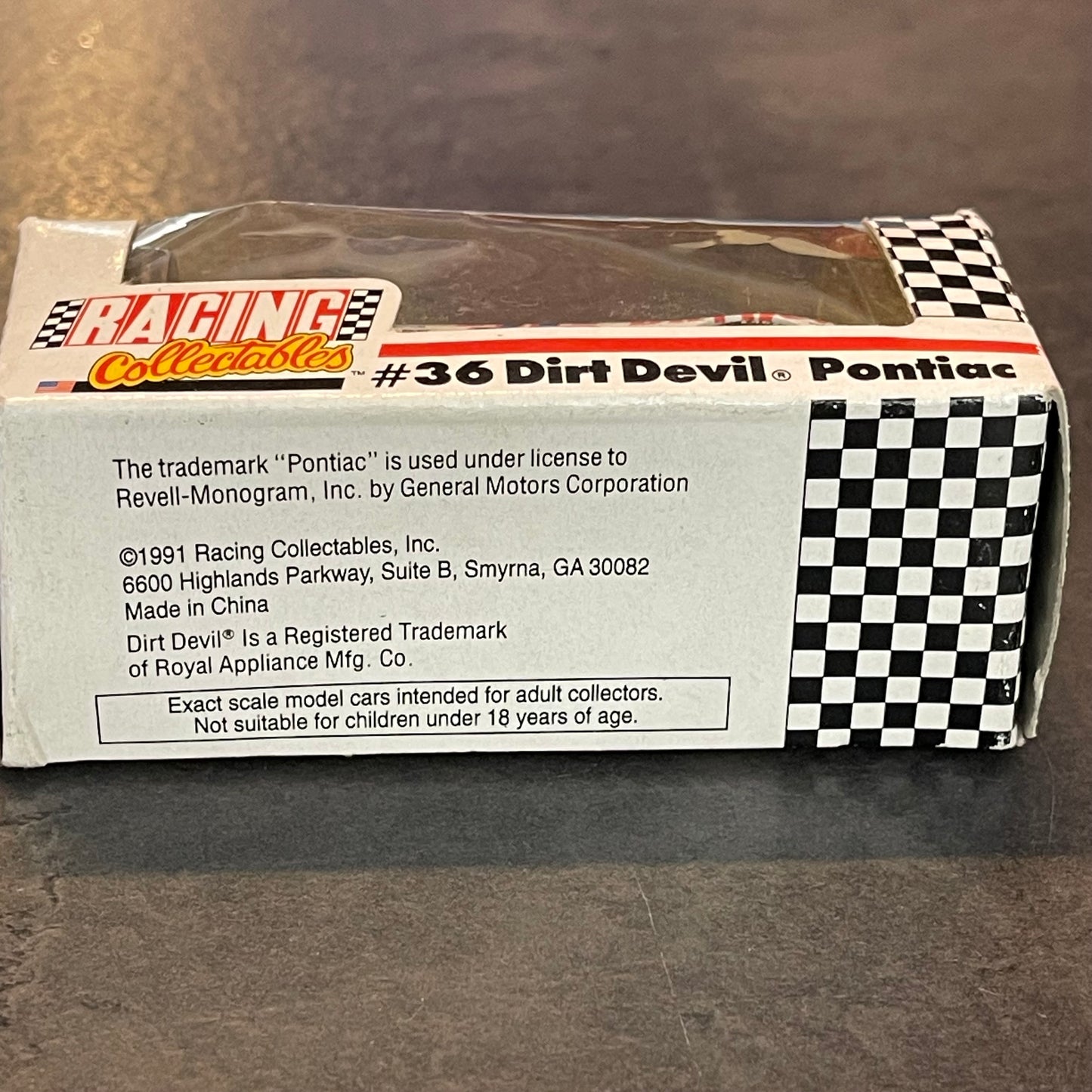 Racing Collectables #36 Dirt Devil Pontiac