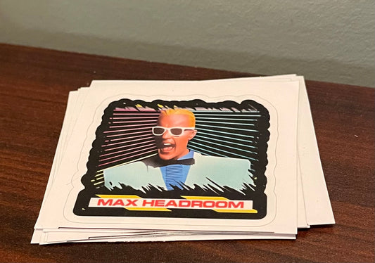 Max Headroom Vinyl Decal
