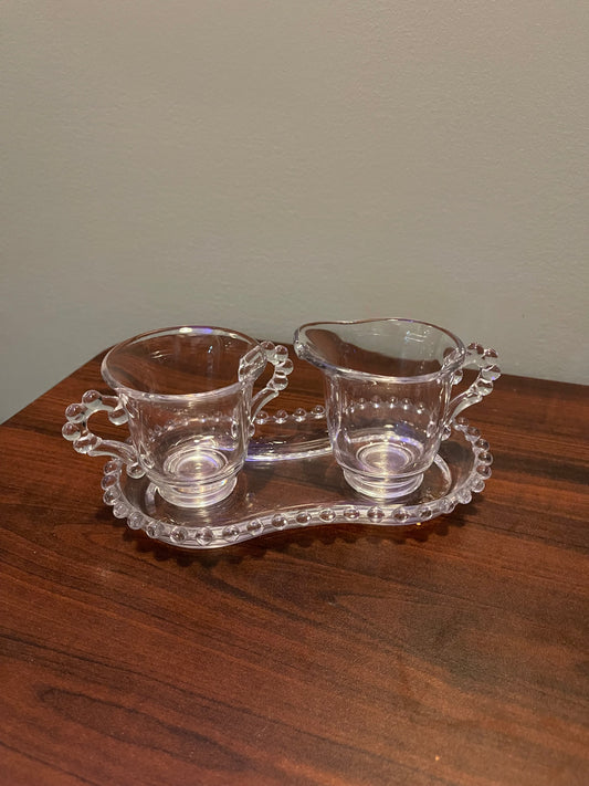 Candlewick Cream and Sugar Set