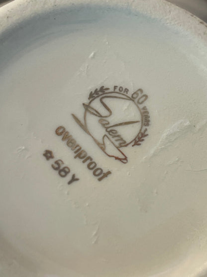 Salem Harmony House Blue Leaf Set of 6