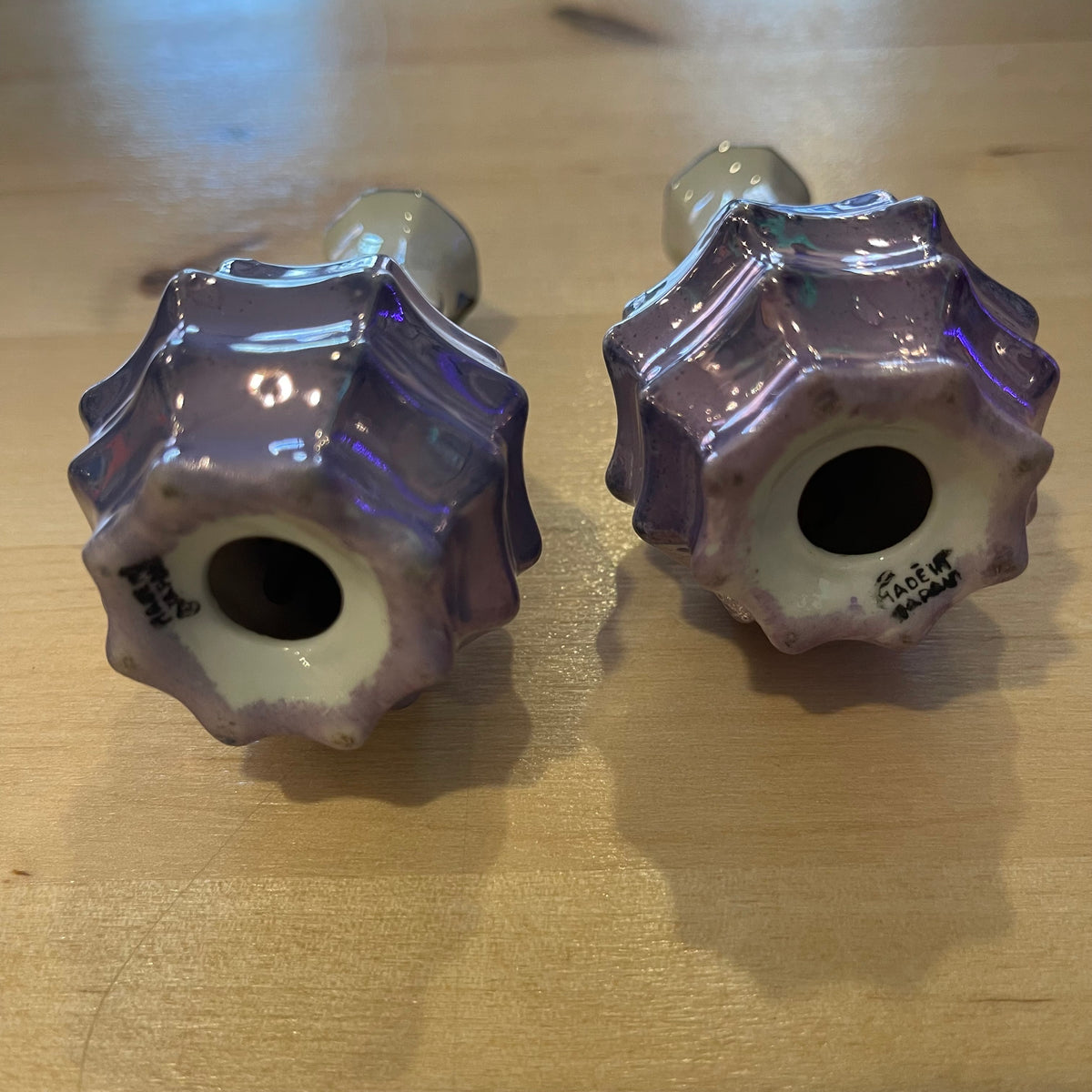 Lusterware Salt and Pepper Shakers