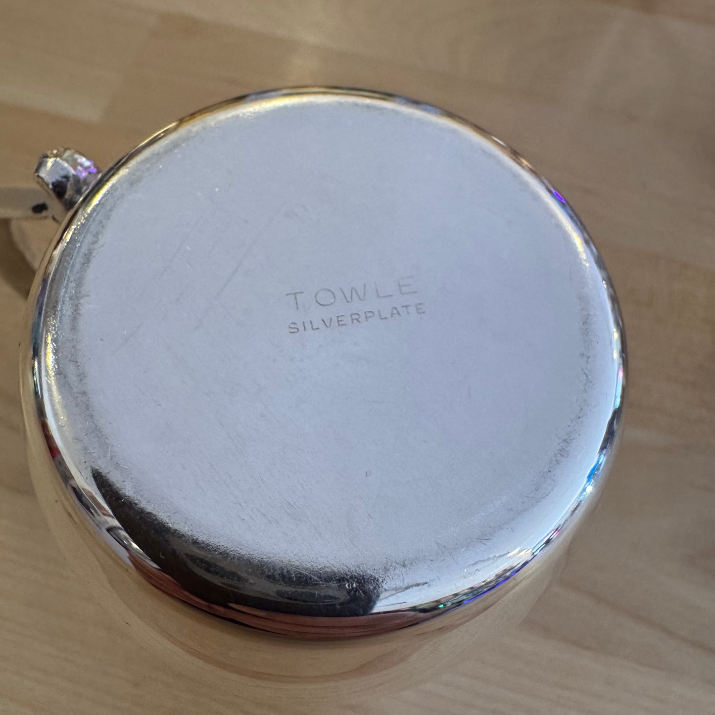 Set of 10 Towle Silver Plated Handled Mugs